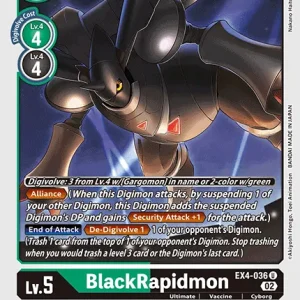 Blackrapidmon EX4-036