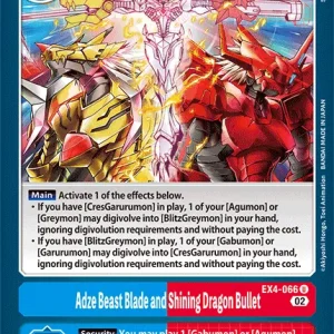 Adze Beast Blade And Shining Dragon Bullet EX4-066