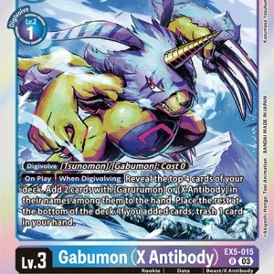 Gabumon (x Antibody) EX5-015