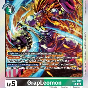Grapleomon EX5-049