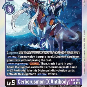 Cerberusmon (x Antibody) EX5-061