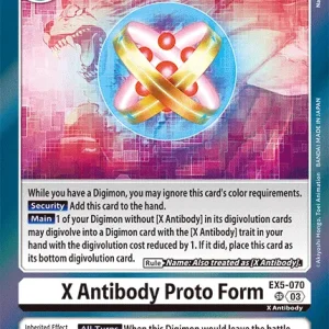 X Antibody Proto Form EX5-070