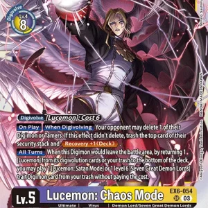 Lucemon: Chaos Mode EX6-054