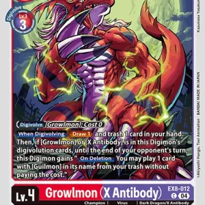 Growlmon (x Antibody) EX8-012