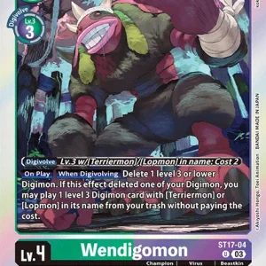 Wendigomon ST17-04