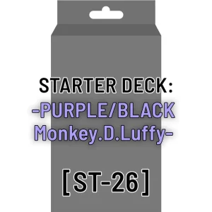*PREVENTA* One Piece: ST26 Starter Deck *Disponible: 06 de Junio de 2025*
