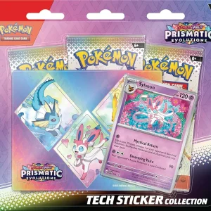 Pokémon Prismatic Evolutions Tech Sticker Collection Sylveon ENG