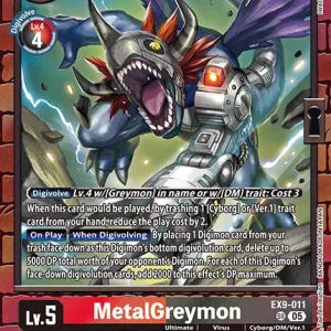Metalgreymon EX9-011-SR