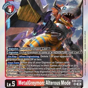 Metalgreymon: Alterous Mode EX9-012-SR