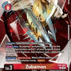 Zubamon EX6-007 Box Topper