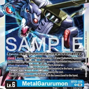 Metalgarurumon BT22-026-R
