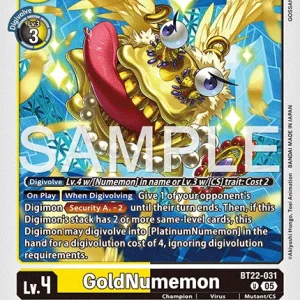 Goldnumemon BT22-031-U