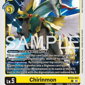Chirinmon BT22-037-C