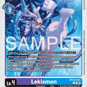 Lekismon BT22-072-C
