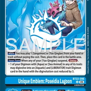 Unique Emblem: Poseidia Lagoon BT22-096-U