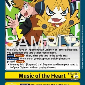 Music Of The Heart BT22-097-C