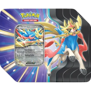 Pokémon Zacian ex Slashing Legends Tin