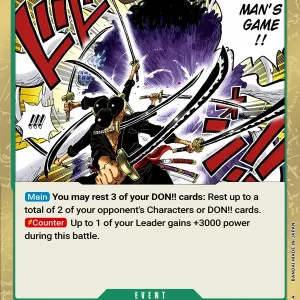 Demon Aura Nine Sword Style Asura Blades Drawn Dead Man's Game OP12-037-R