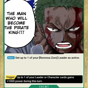 Luffy Is The Man Who Will Become The King Of Pirates!!! OP12-039-R
