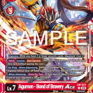 Agumon - Bond Of Bravery LM-021-P