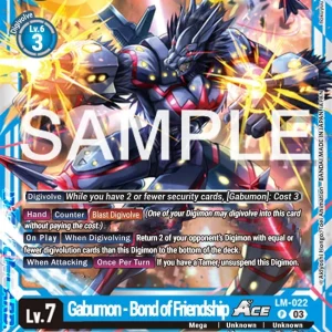 Gabumon - Bond Of Friendship LM-022-P