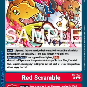Red Scramble LM-027-P