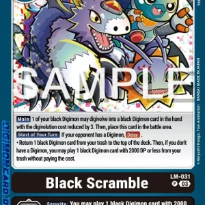 Black Scramble LM-031-P