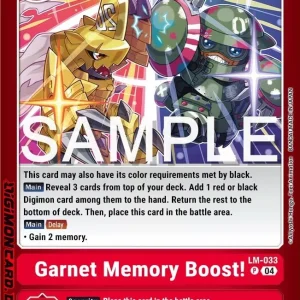 Garnet Memory Boost! LM-033-P