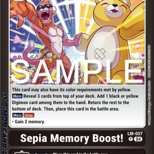 Sepia Memory Boost! LM-037-P