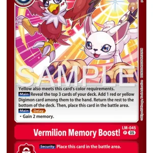 Vermilion Memory Boost! LM-045-P
