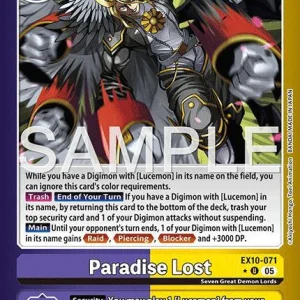 Paradise Lost EX10-071-U Limited Foil