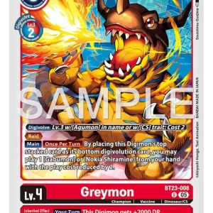 Greymon BT23-008-U