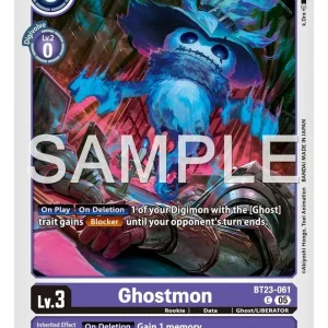 Ghostmon BT23-061-C Box Topper