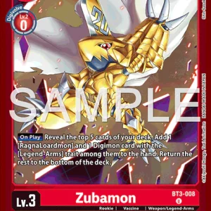 Zubamon BT3-008 Foil