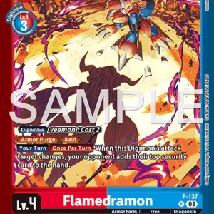 Flamedramon P-137-P Foil