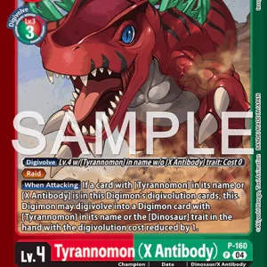 Tyrannomon (x Antibody) P-160-P Foil