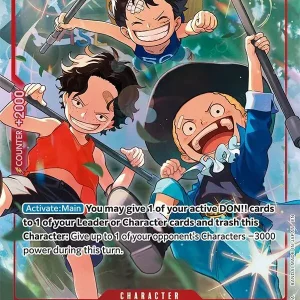 Ace & Sabo & Luffy OP13-007-SR Alter